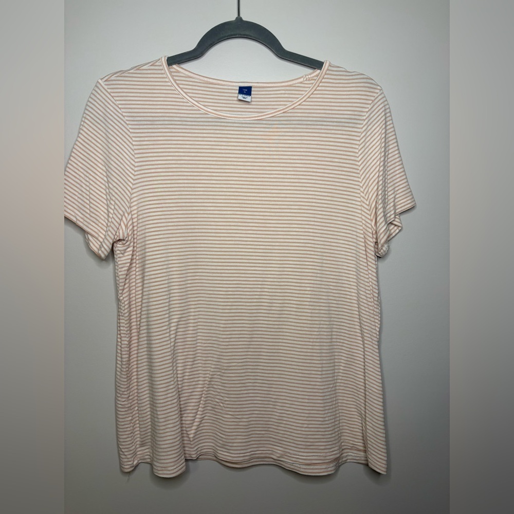 Women’s old navy luxe short sleeve striped tee